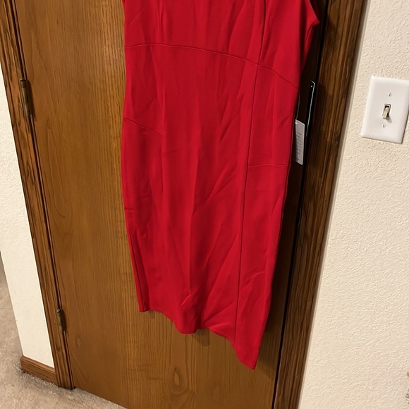 Felicity & Coco by Nordstrom red fitted back zipper dress size extra large - Picture 4 of 14